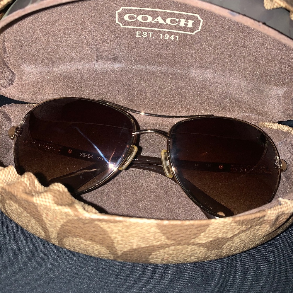 2007 Coach aviator sunglasses